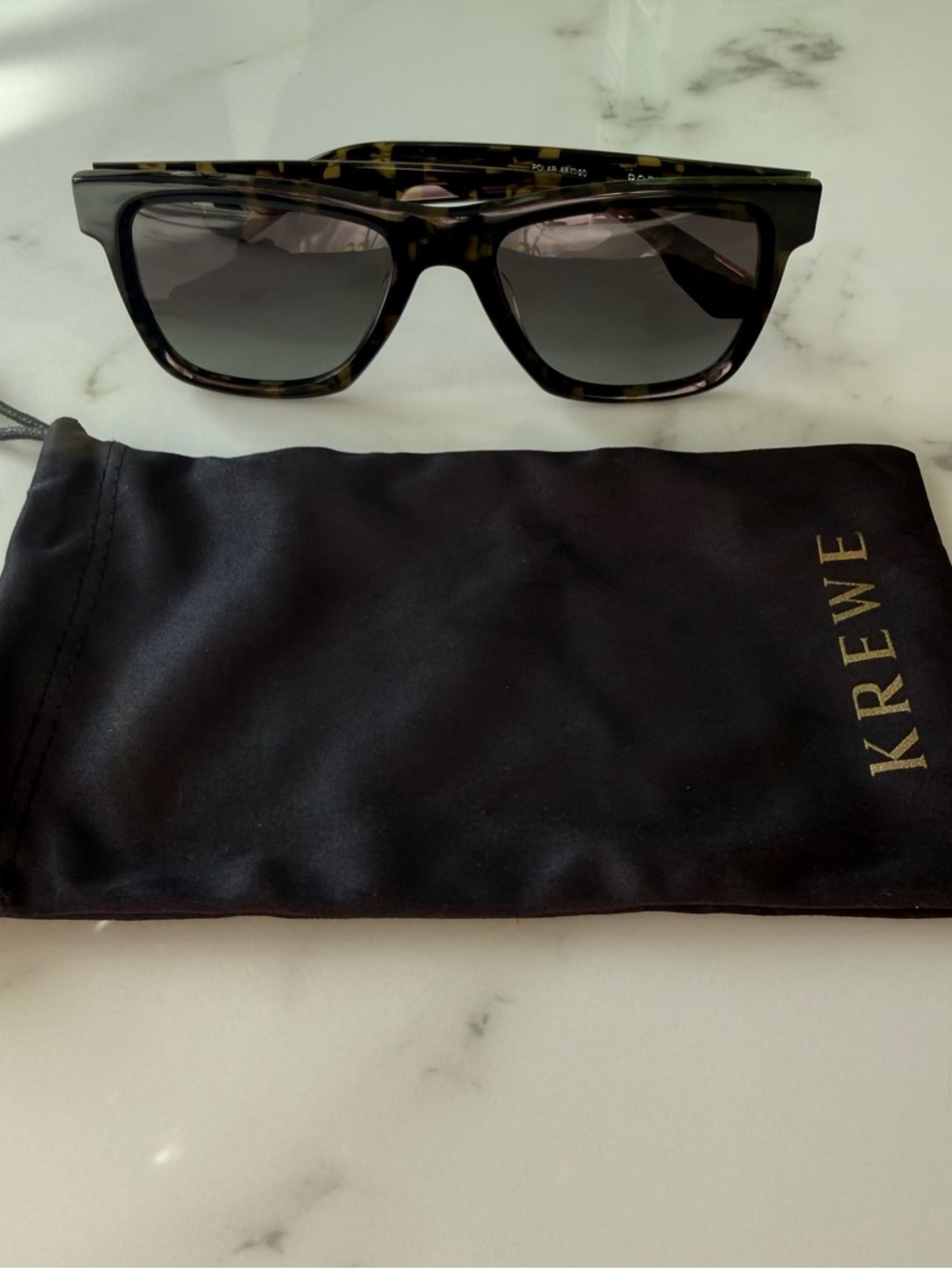 KREWE “Rory” Polarized Unisex Sunglasses - New with bag